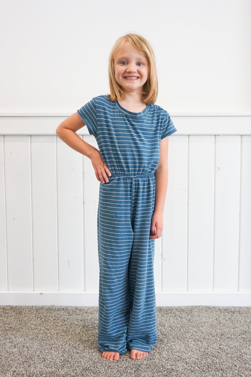 Kid Upcycled T-Shirt Romper and Dress Sewing Pattern - PDF PATTERN - homesewn