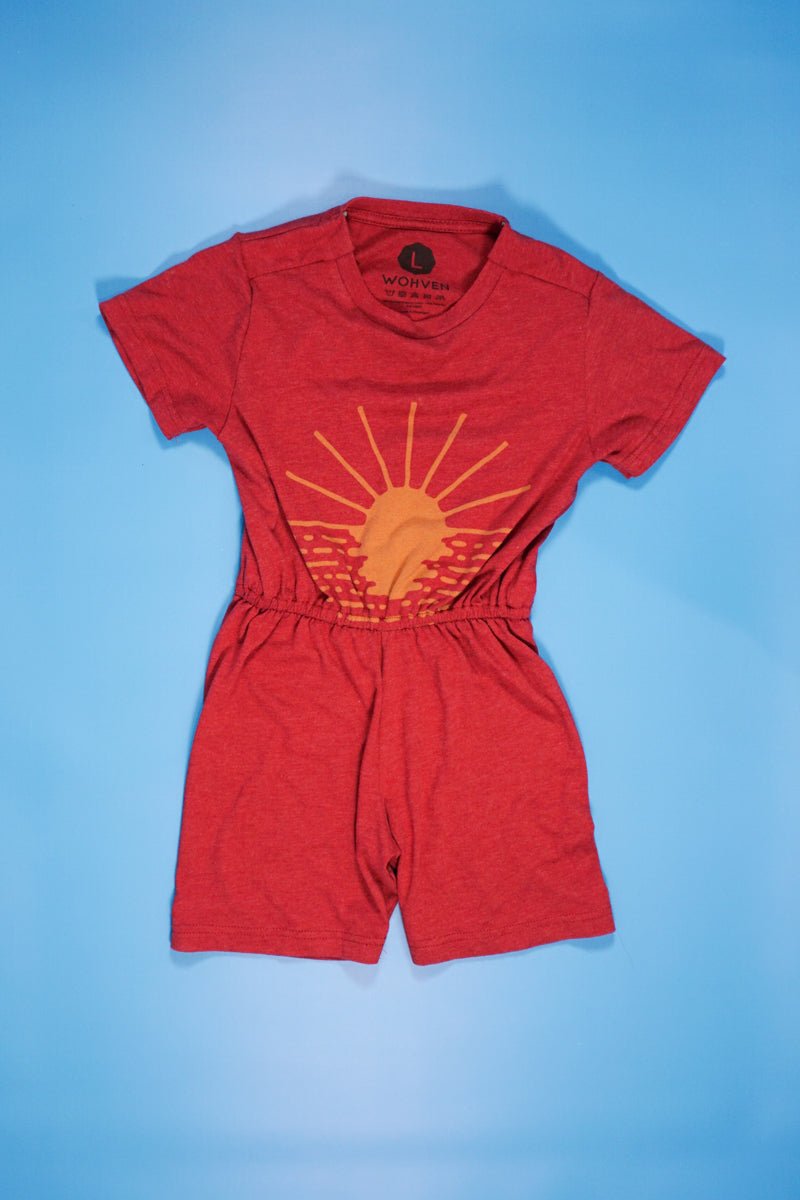 Kid Upcycled T-Shirt Romper and Dress Sewing Pattern - PDF PATTERN - homesewn