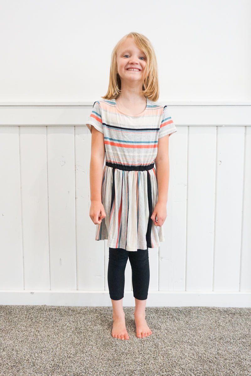 Kid Upcycled T-Shirt Romper and Dress Sewing Pattern - PDF PATTERN - homesewn