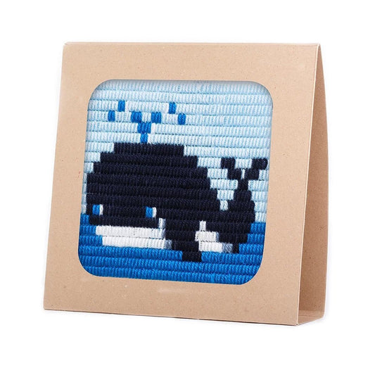 Kids Needlepoint Kit - Whale - homesewn