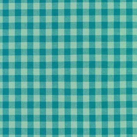 Kitchen Window Wovens Gingham Fabric - Ultramarine - homesewn