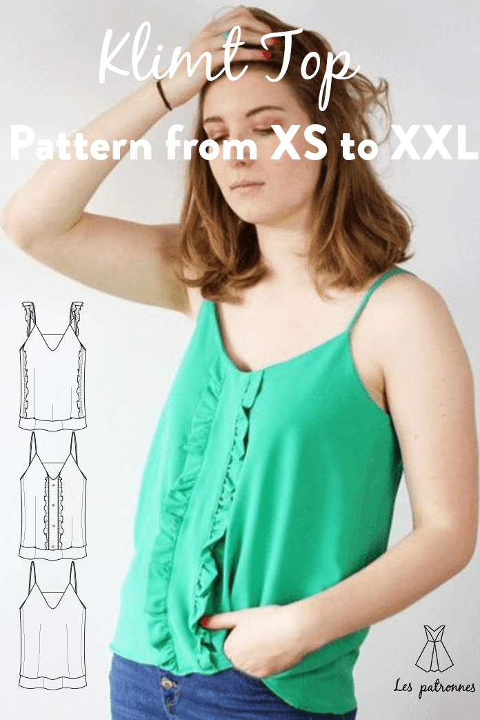 Klimt Top- easy to sew - PDF PATTERN - homesewn