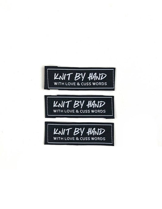 Knit By Hand - Sew - in Label - homesewn