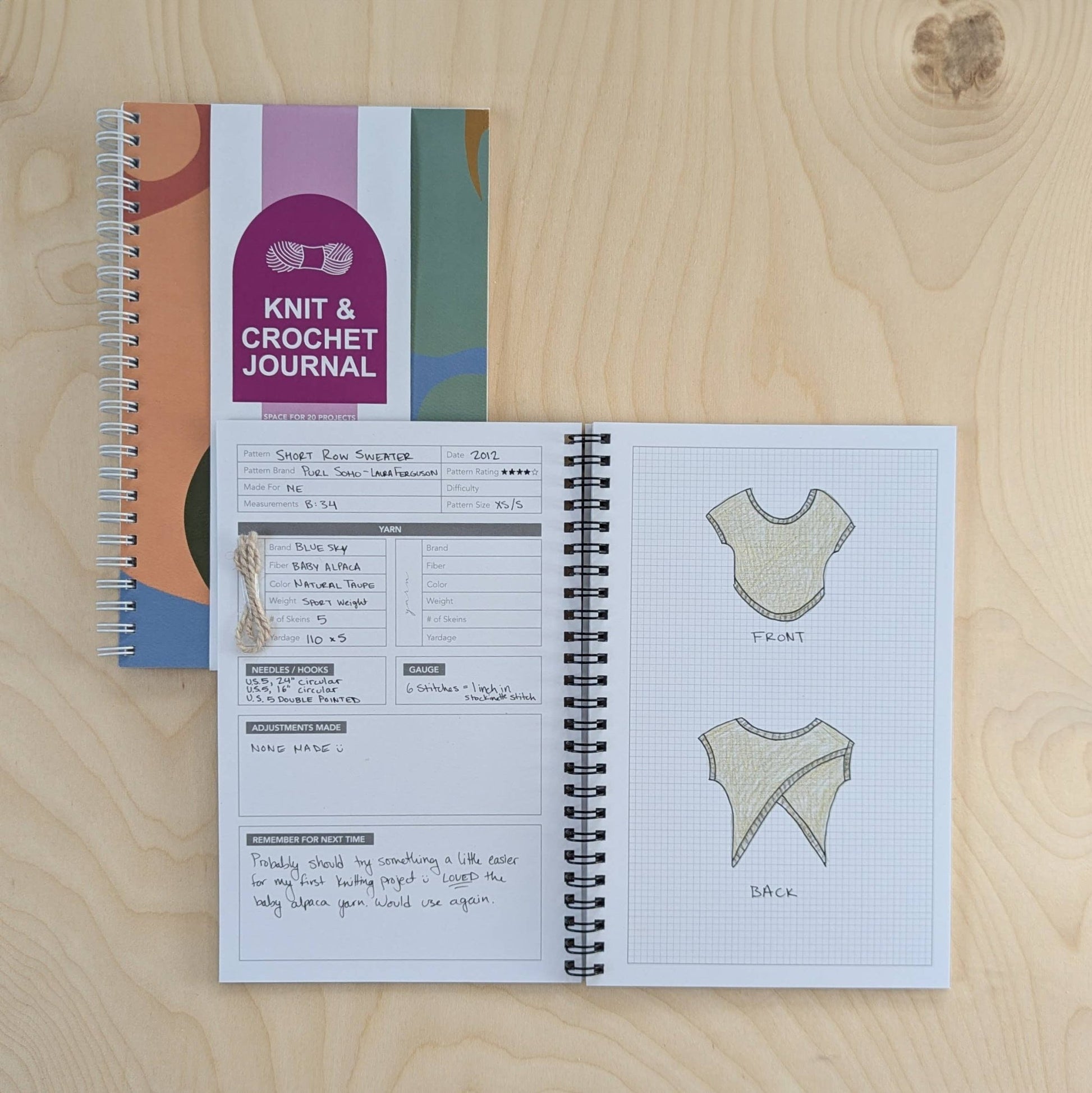 Knit & Crochet Journal - homesewn