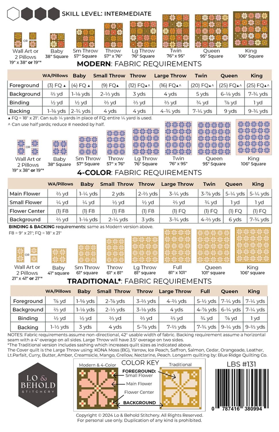 Knitted Blooms Quilt Pattern - homesewn