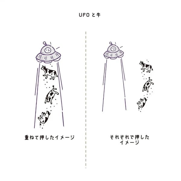 Kutsuwa Stack & Stamp Rubber Stamp set - homesewn