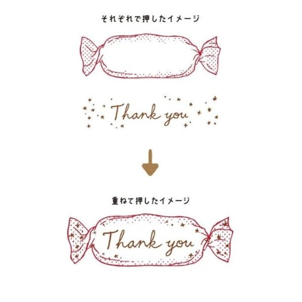 Kutsuwa Stack & Stamp Rubber Stamp set - homesewn