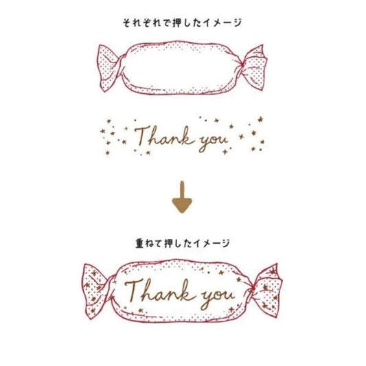 Kutsuwa Stack & Stamp Rubber Stamp set - homesewn