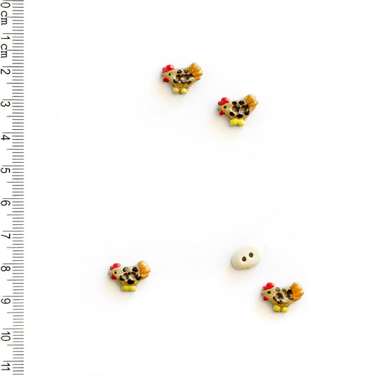 L537 Chicken and Egg Buttons - homesewn