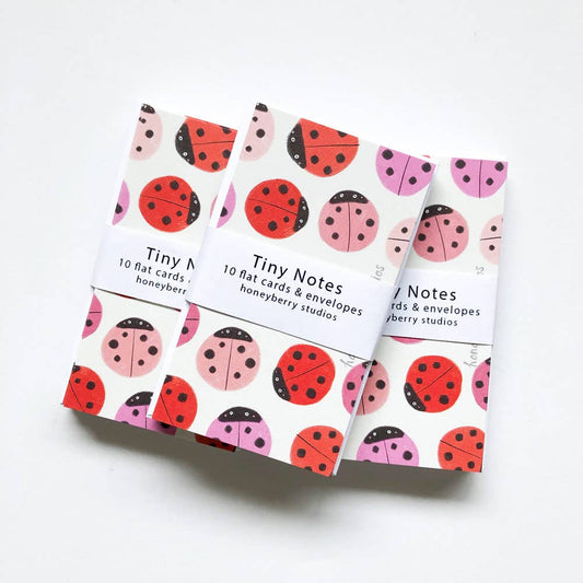 Lady Bug Tiny Notes - homesewn