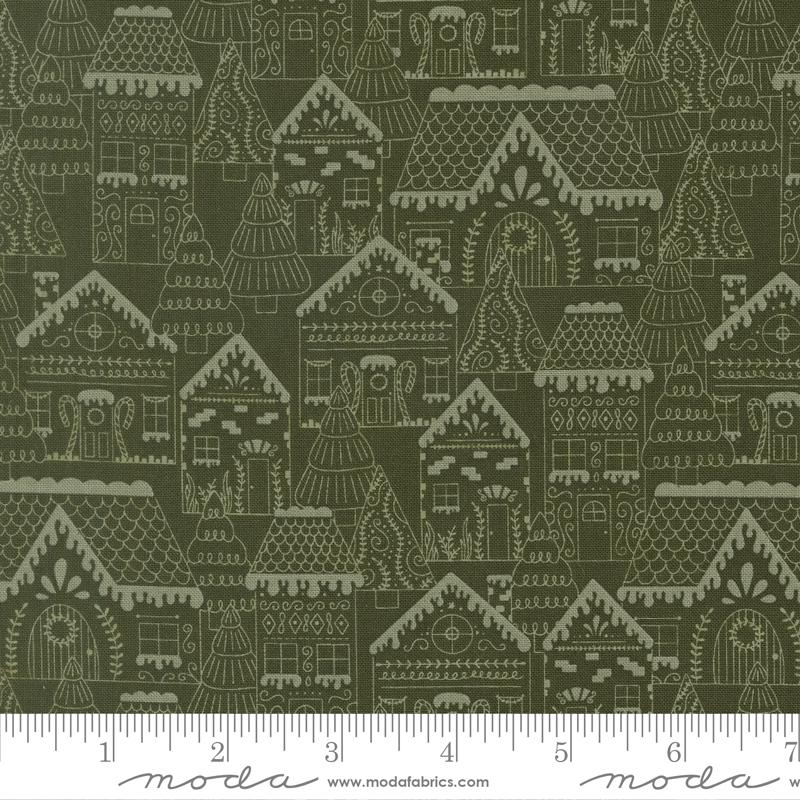 Landscape - Pine - Gingerbread Lane QUILTING COTTON/POPLIN - homesewn
