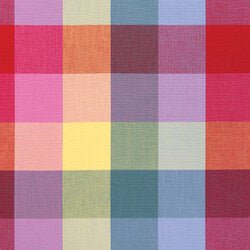Large Plaid - Rainbow - Picnic Wovens - homesewn