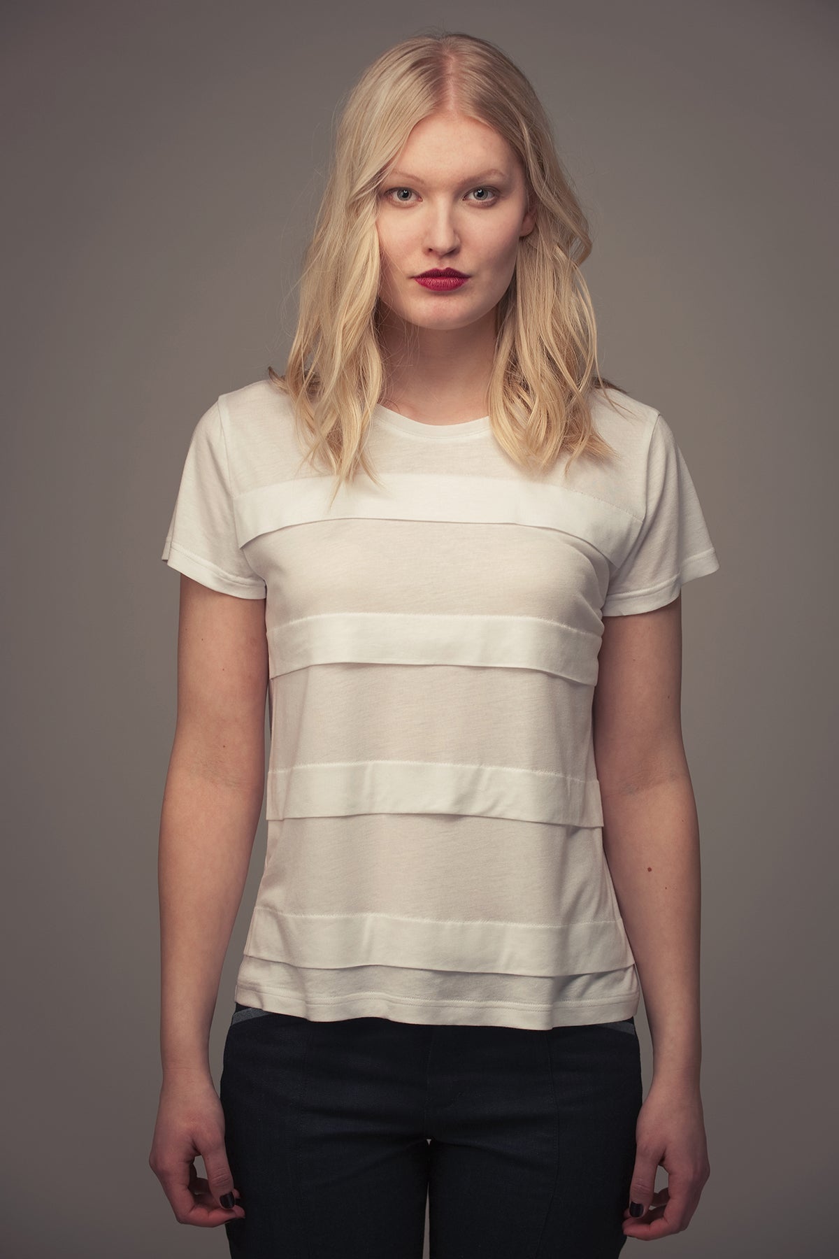 LAURIE pleated tee - PDF PATTERN - homesewn