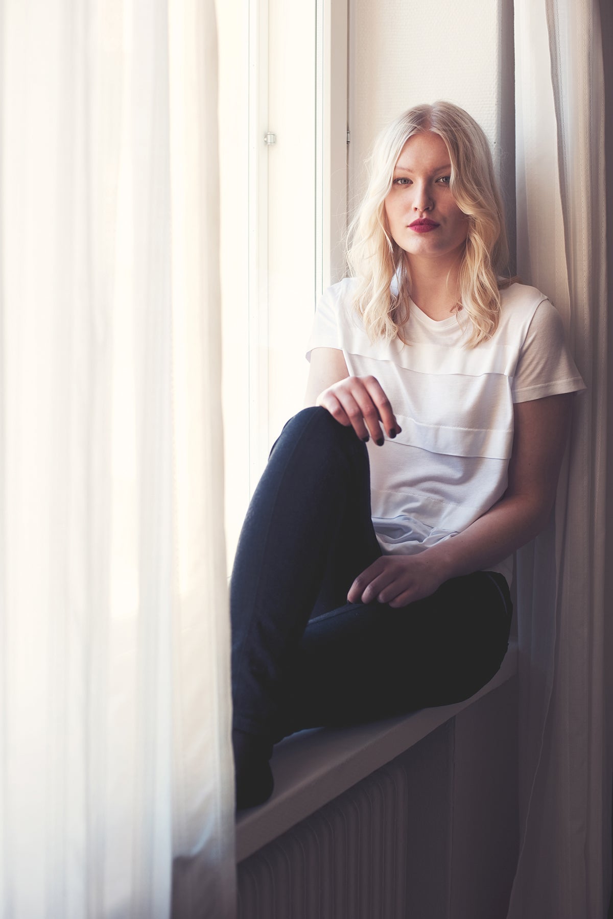 LAURIE pleated tee - PDF PATTERN - homesewn