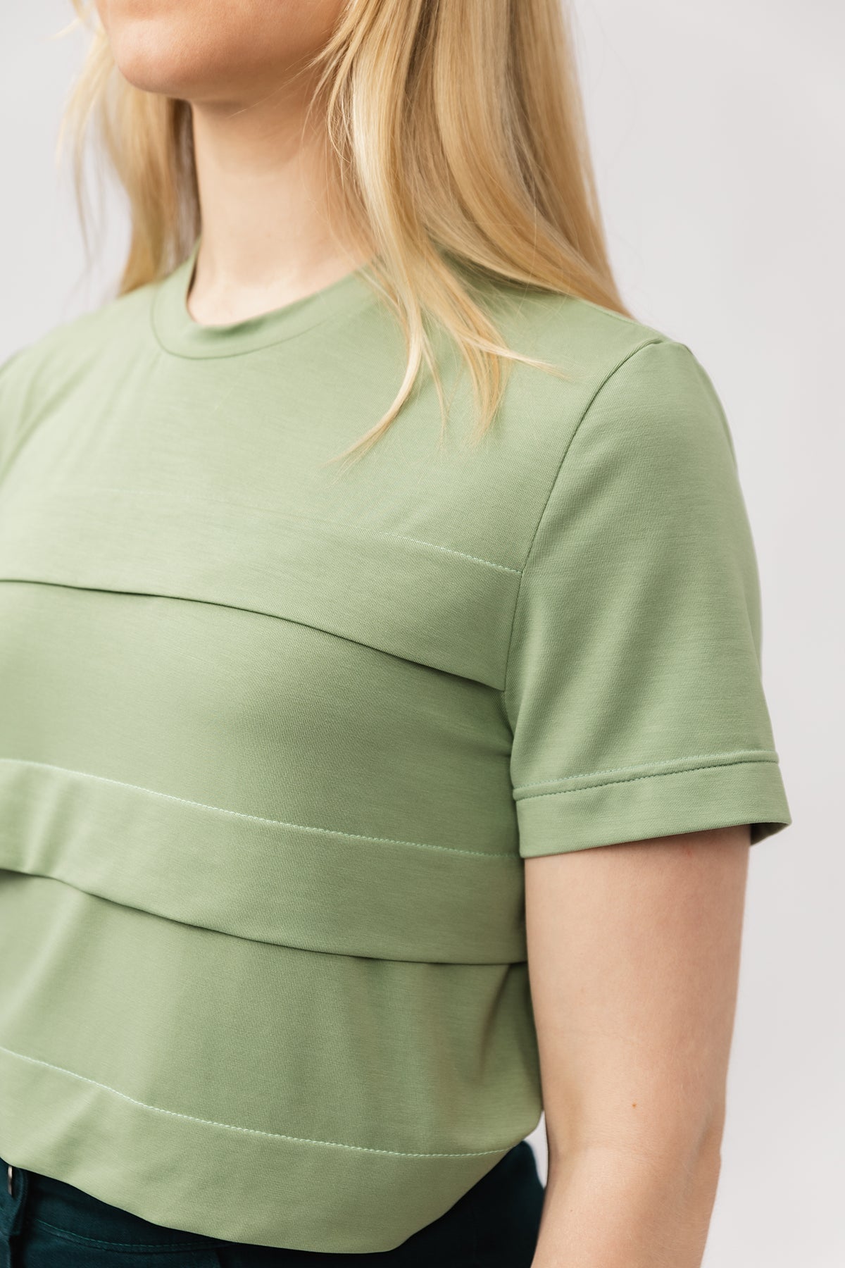 LAURIE pleated tee - PDF PATTERN - homesewn