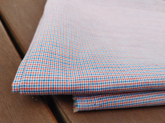 Linen Cotton Ramie Houndstooth Fabric 42" wide TLL - homesewn
