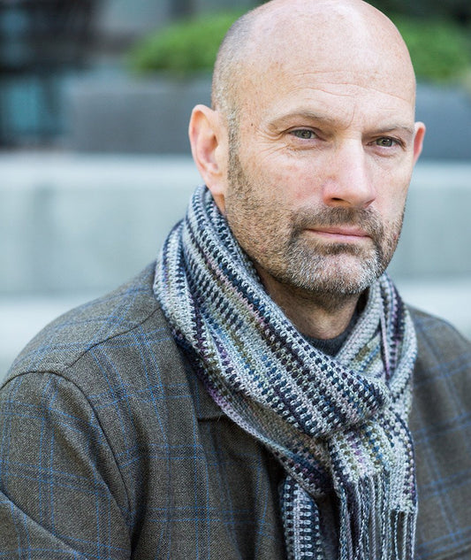 Linen Stitch Scarf Printed Crochet Pattern - homesewn