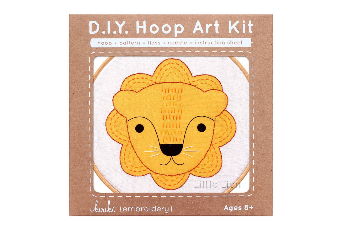 Little Lion - Hoop Art Kit - homesewn