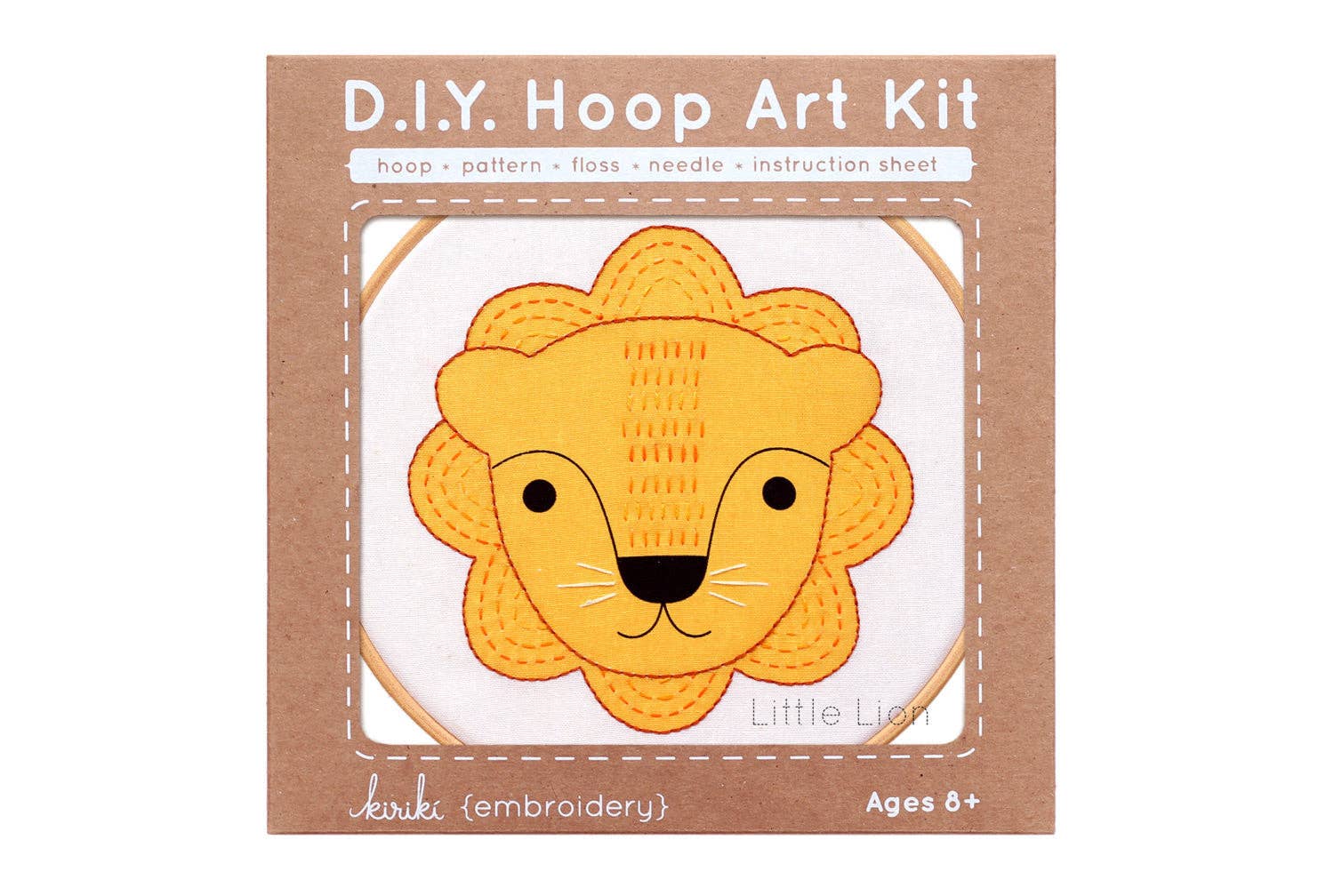 Little Lion - Hoop Art Kit - homesewn