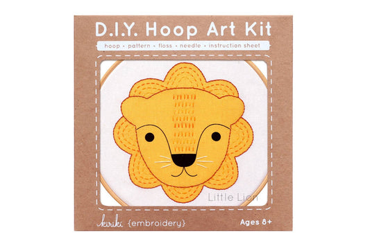 Little Lion - Hoop Art Kit - homesewn