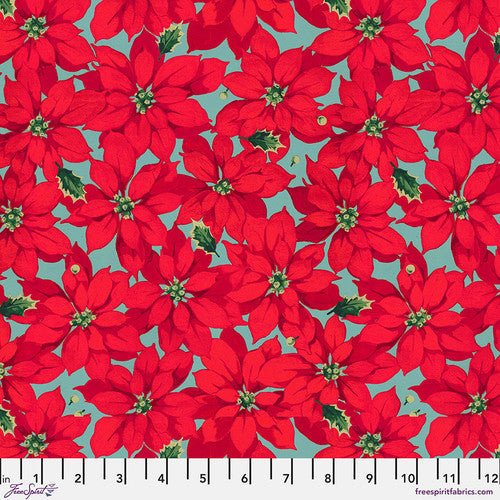 Little Poinsettia - Red - Holly Day by Martha Negley - homesewn