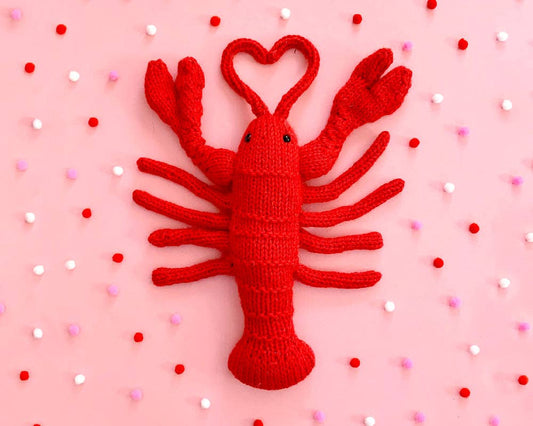 Lobster Knitting Kit - homesewn