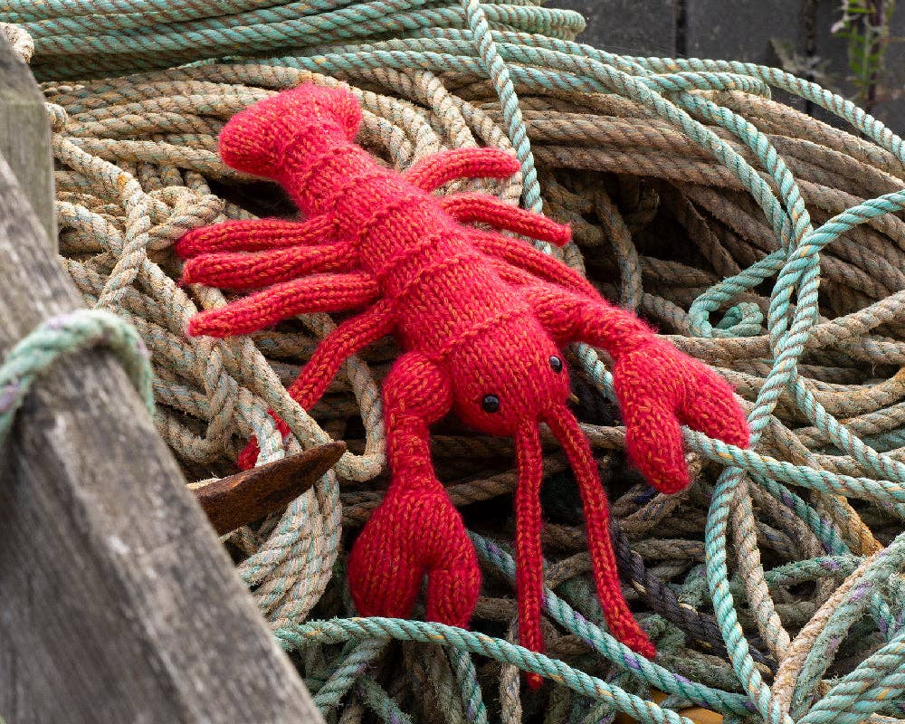 Lobster Knitting Kit - homesewn