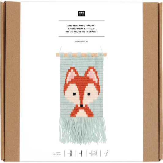 Longstitch Embroidery Kit - Fox - homesewn