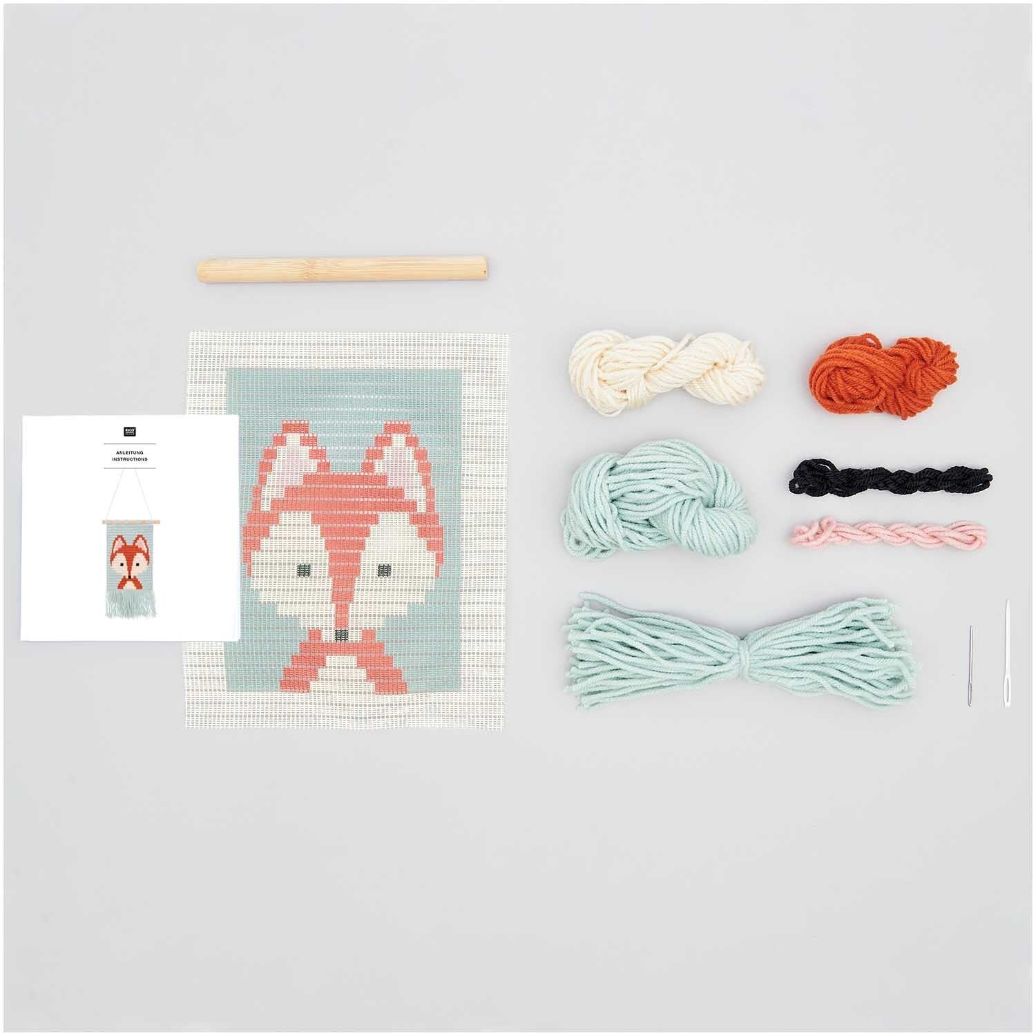 Longstitch Embroidery Kit - Fox - homesewn
