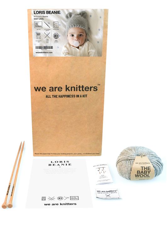 Loris Beanie Knitting Kit - homesewn