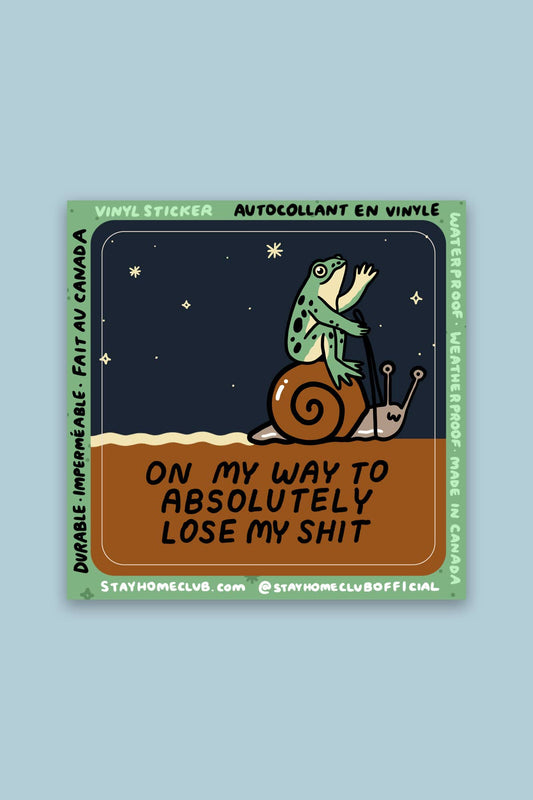 Lose My Shit Sticker | Waterproof Vinyl Sticker - homesewn