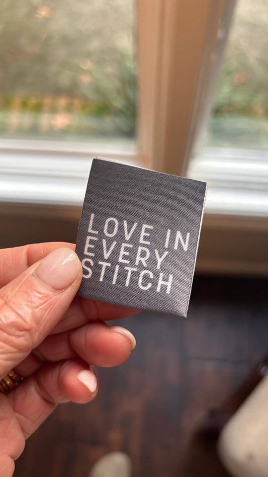 Love in Every Stitch - Designer Sewing Labels - homesewn
