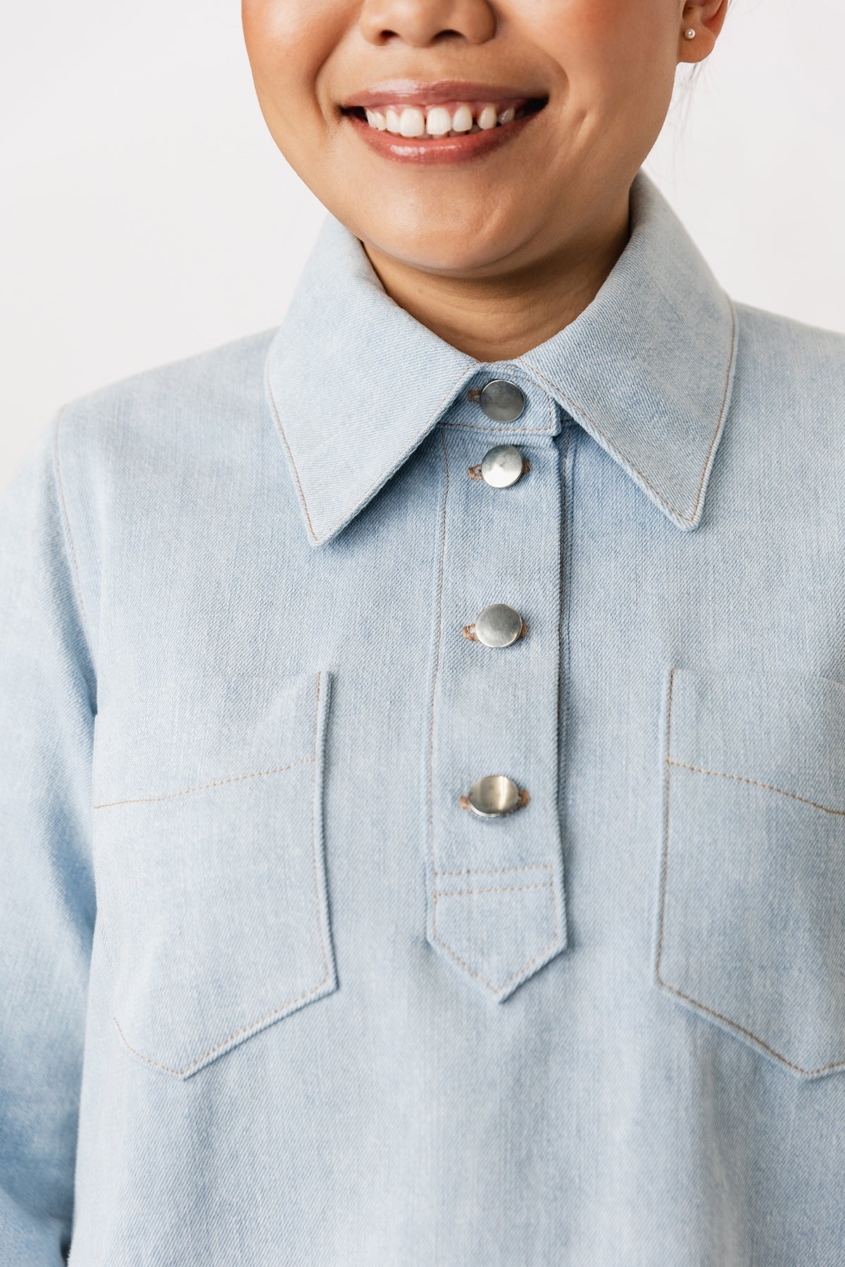 LOVIISA denim dress - PDF PATTERN - homesewn