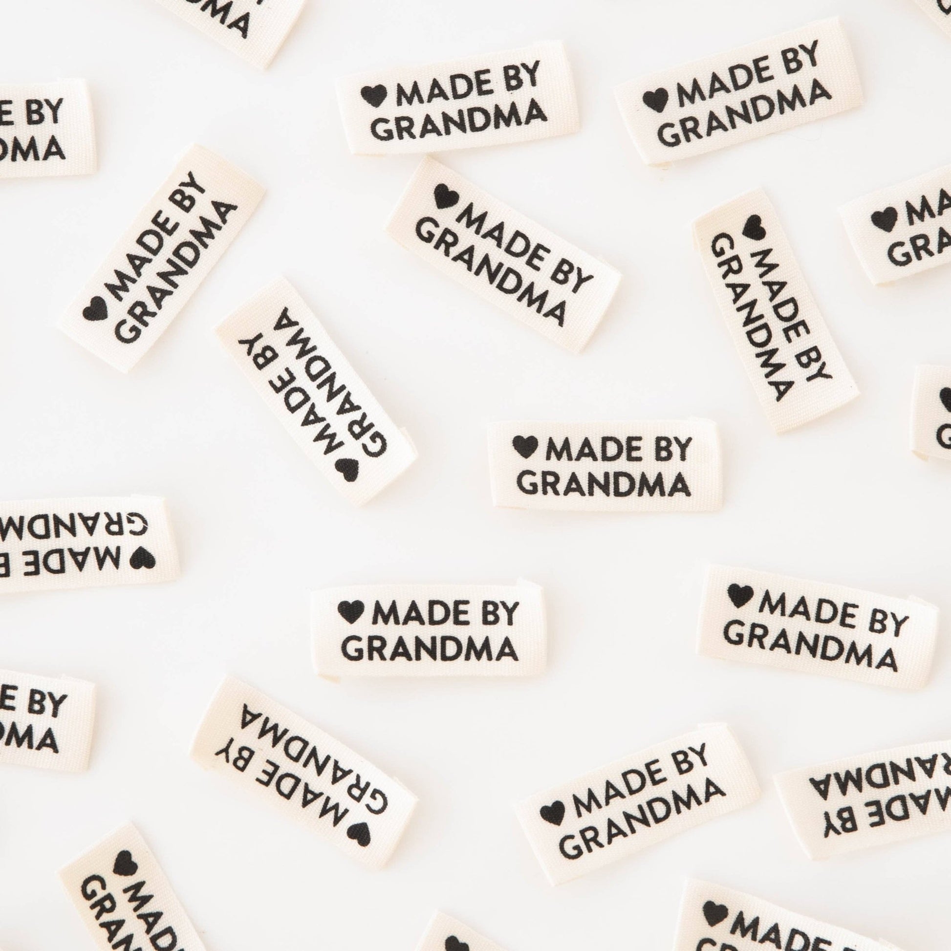Made by Grandma Organic Cotton Sewing and Quilting Labels - homesewn