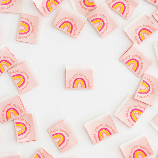 Made During Naptime Woven Labels  - Sewing Woven Clothing Tags - homesewn