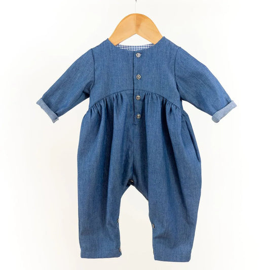 Madrid Jumpsuit/Playsuit - Unisex 6m - 4Y - Ikatee Patterns - homesewn