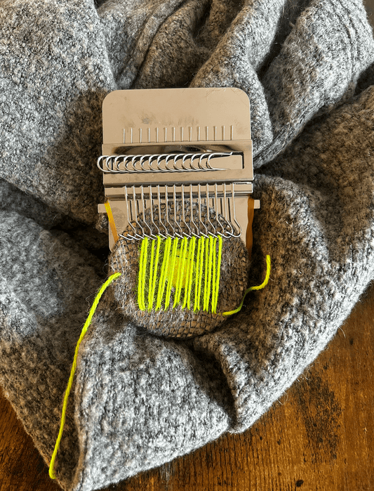 Magic Mending with a Mini Loom Workshop - homesewn
