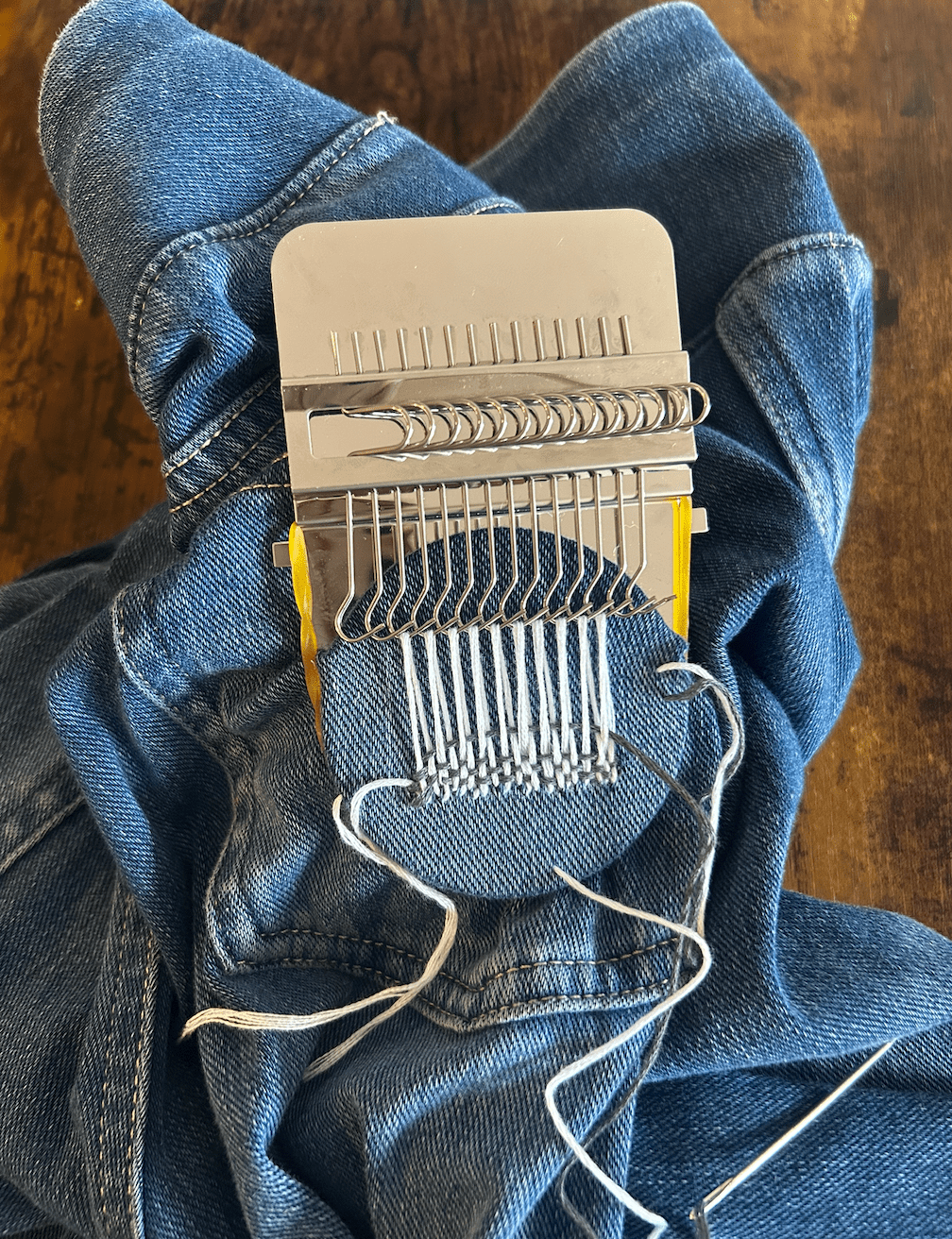 Magic Mending with a Mini Loom Workshop - homesewn