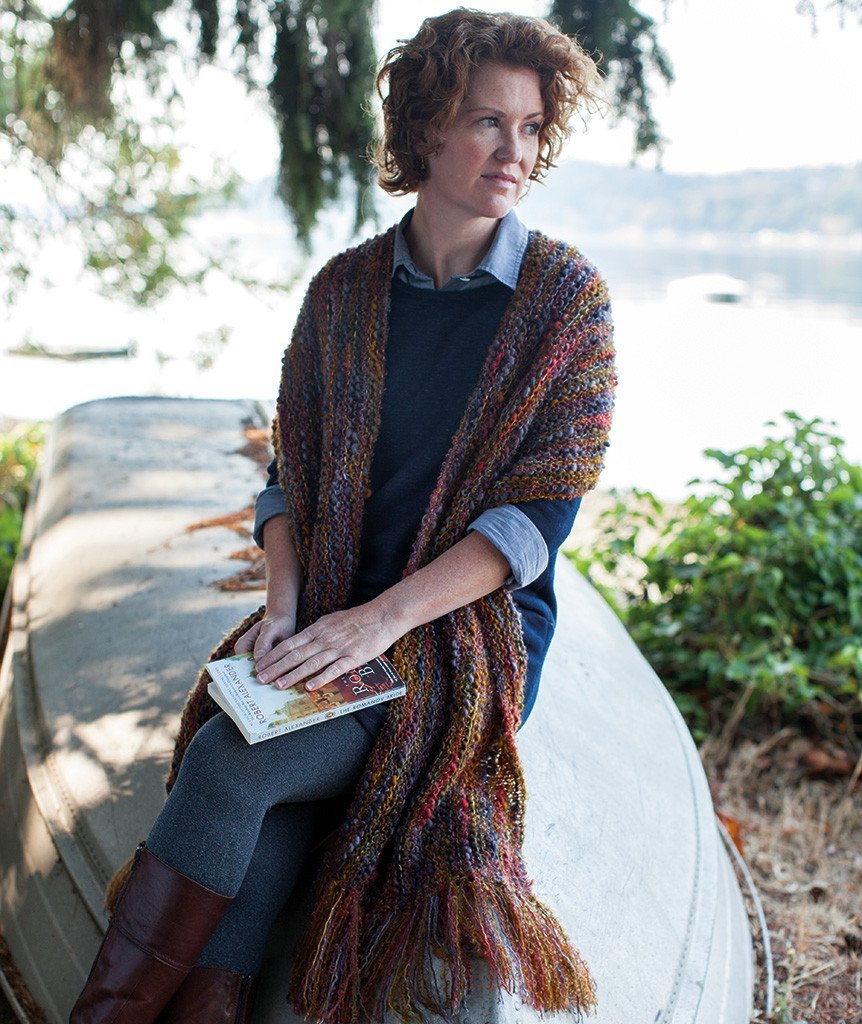 Magic Three - Yarn Scarf & Wrap Printed Knitting Pattern - homesewn