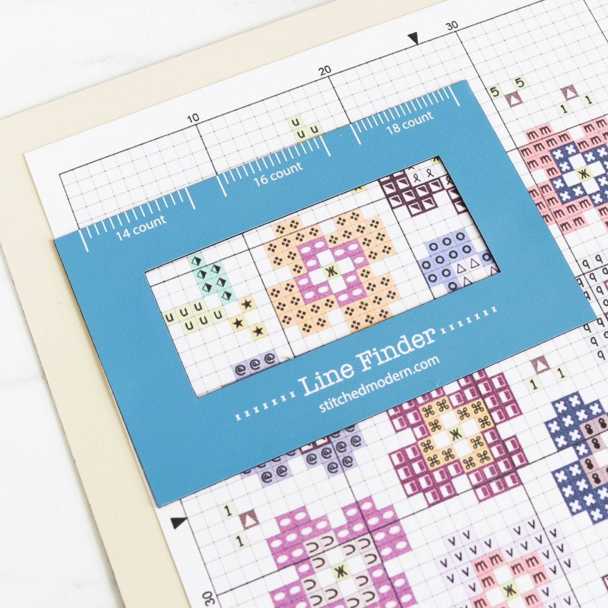 Magnetic Line Finder for Cross Stitch and Knitting Patterns - homesewn