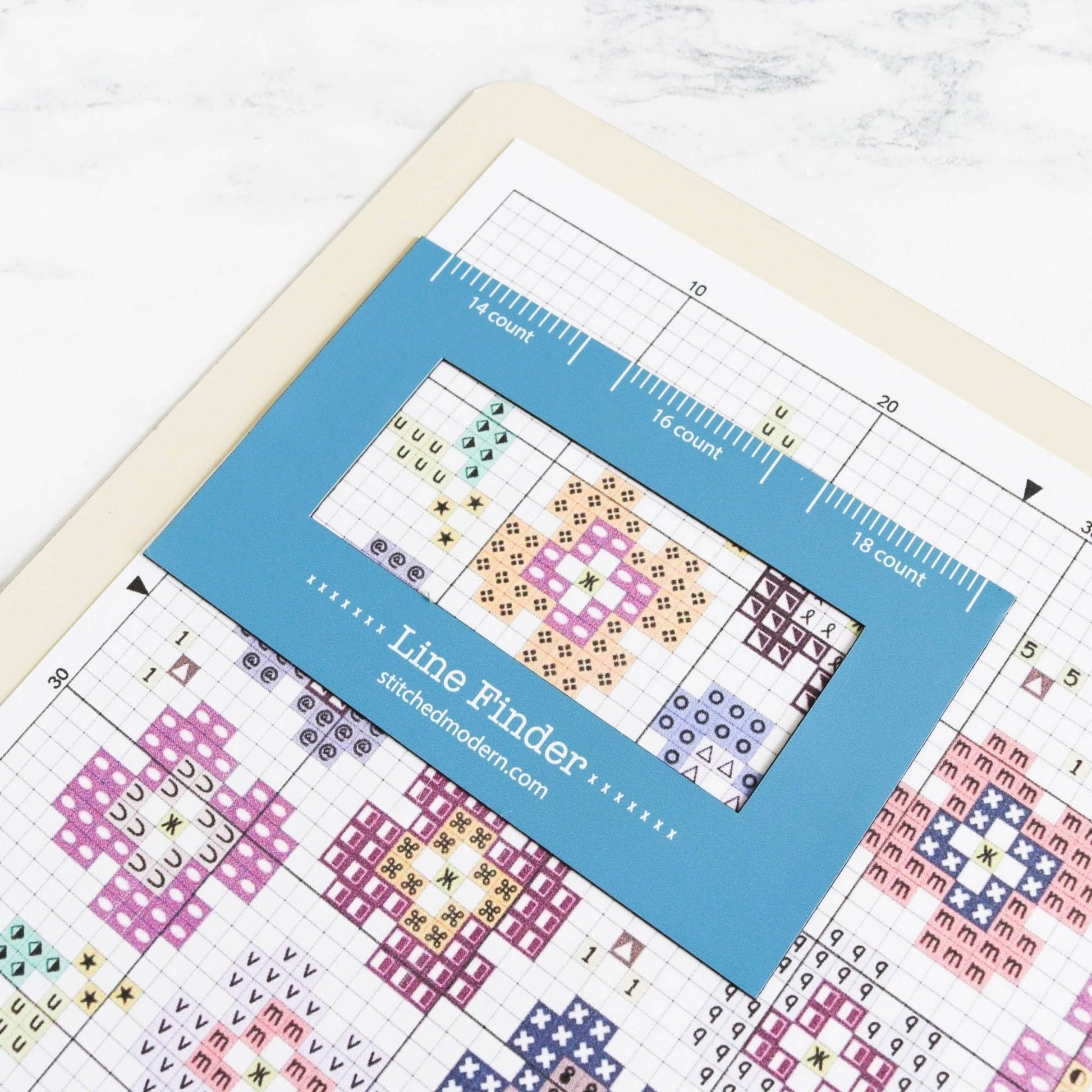 Magnetic Line Finder for Cross Stitch and Knitting Patterns - homesewn