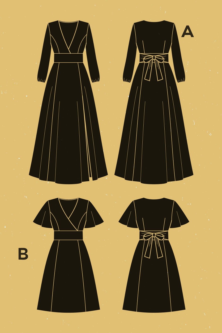 Magnolia Dress Pattern - PDF PATTERN - homesewn