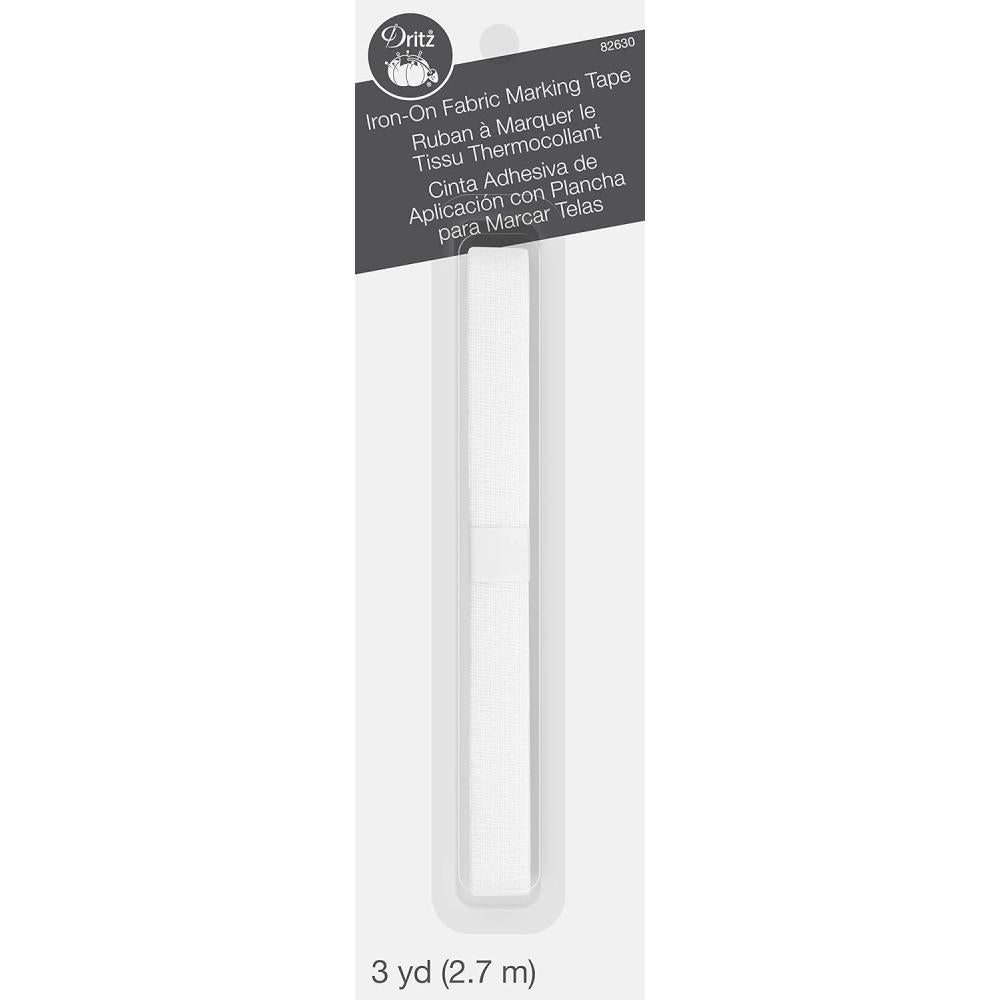 Iron-On Marking Tape - 3/8in White (3 yd)