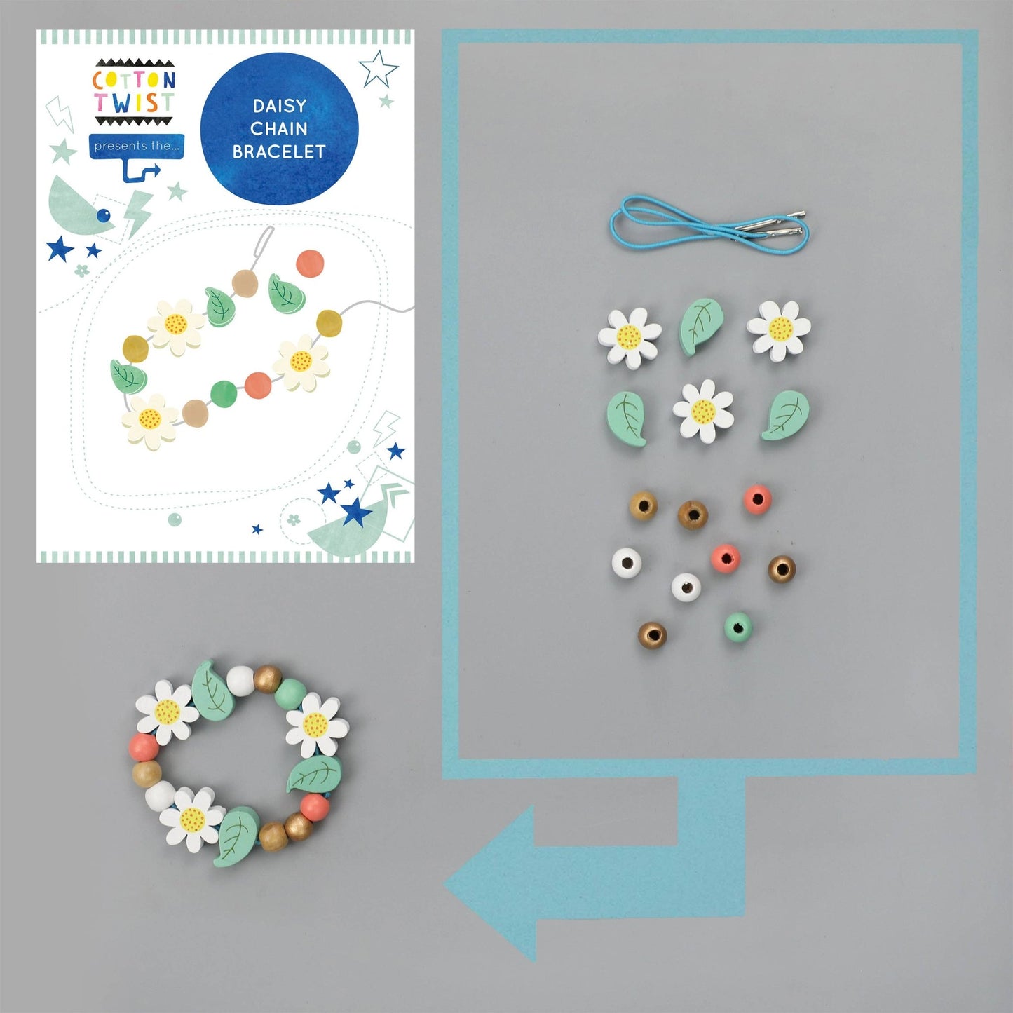 Make Your Own Daisy Chain Bracelet - homesewn