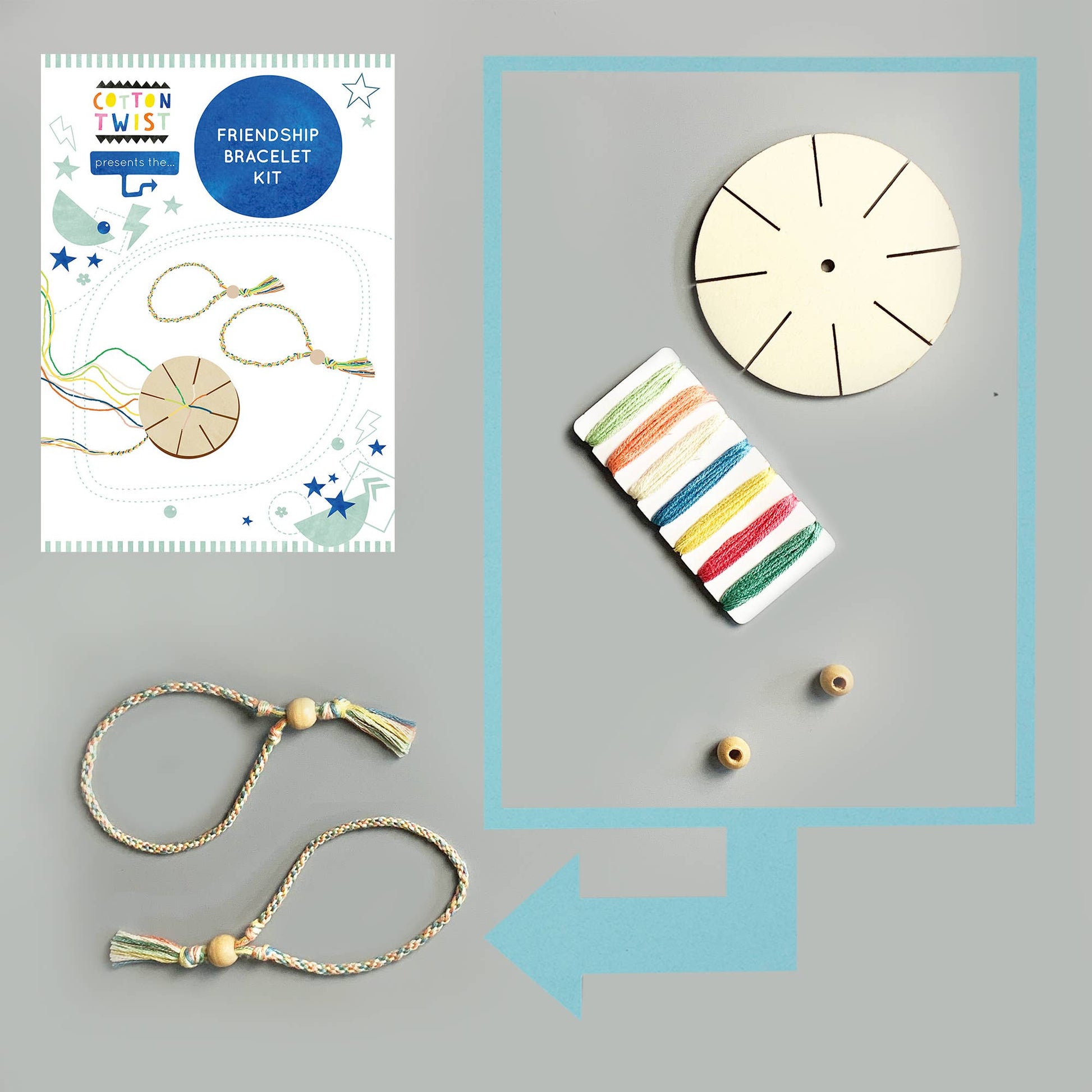 Make Your Own Friendship Bracelet Kit - homesewn