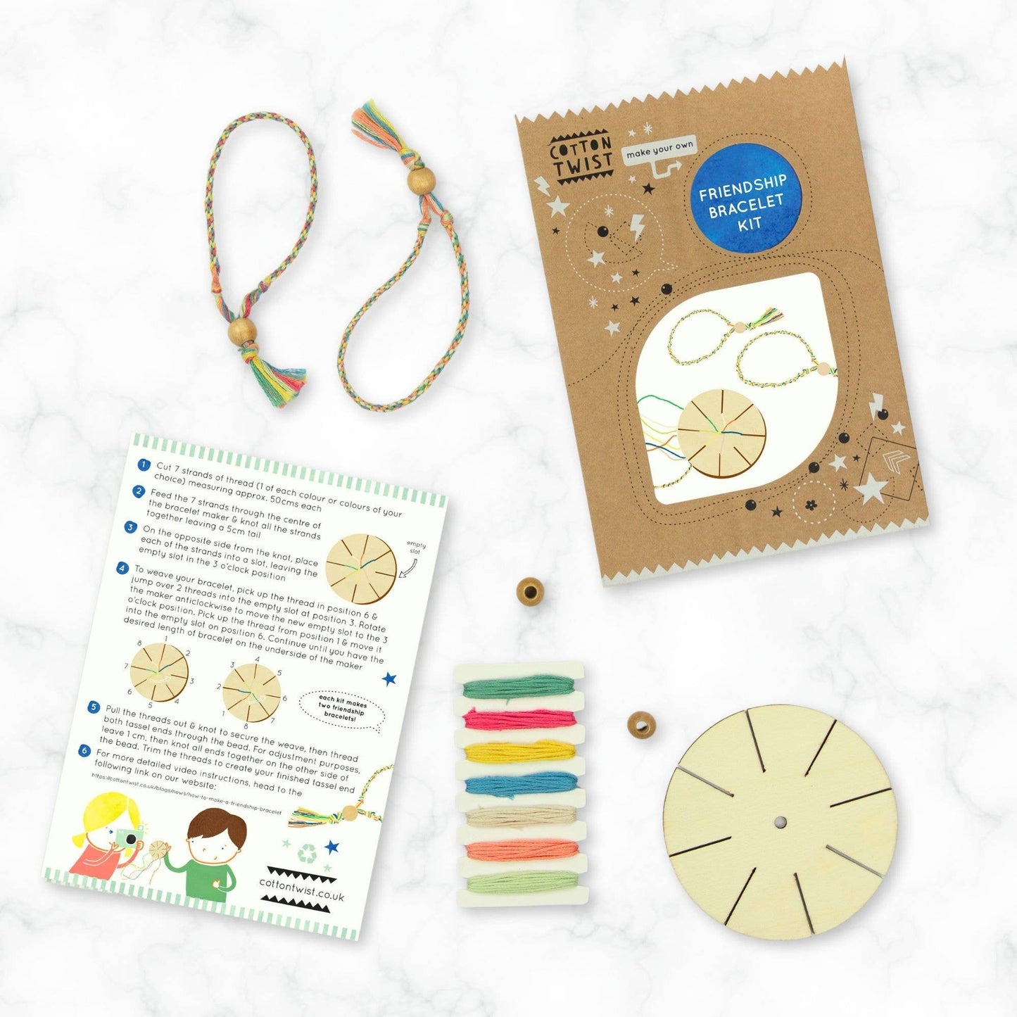 Make Your Own Friendship Bracelet Kit - homesewn