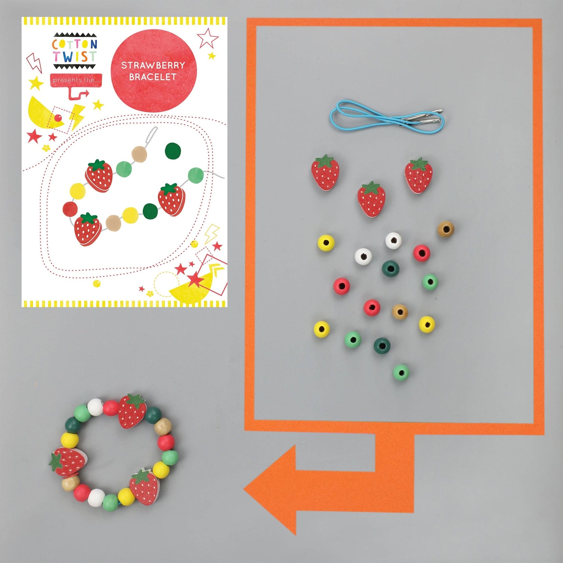 Make Your Own Strawberry Bracelet - homesewn