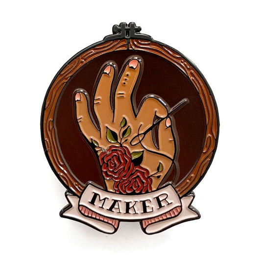 Maker Needle Minder, Brown - homesewn