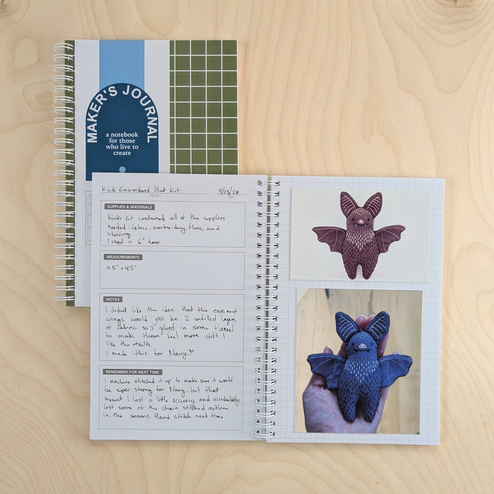 Maker's Journal - homesewn