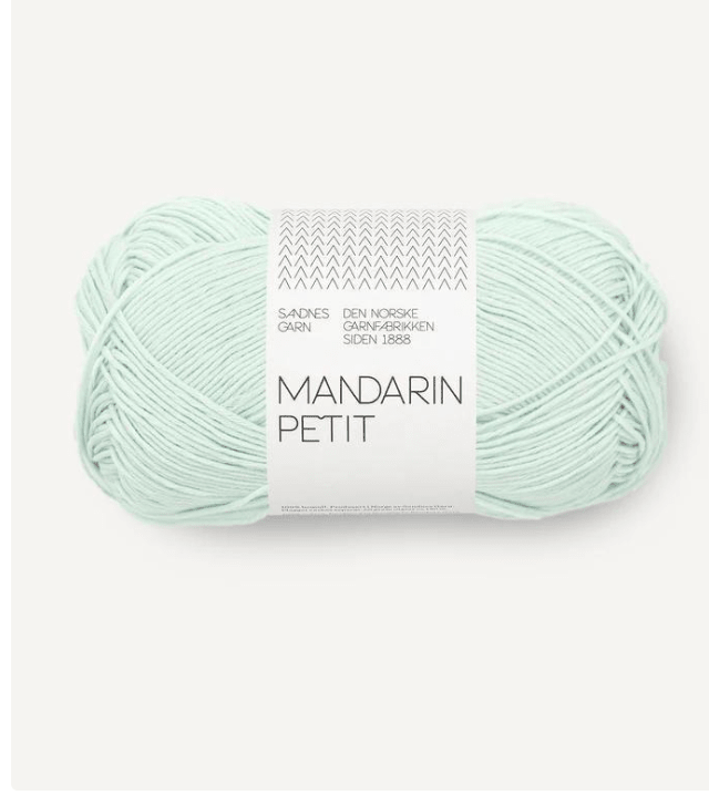 Mandarin Petit - 100% Cotton Fingering Weight Yarn - 50g - homesewn